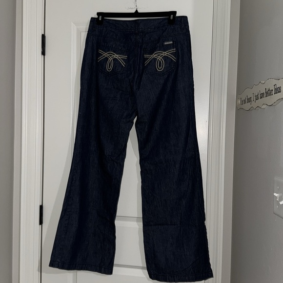 Michael Kors wide leg denim look dress pants/ trousers. EUC SIZE 14W - Picture 5 of 8